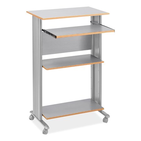 Safco Muv Standing Desk, 29.5 in. x 22 in. x 45 in, Gray 1923GR